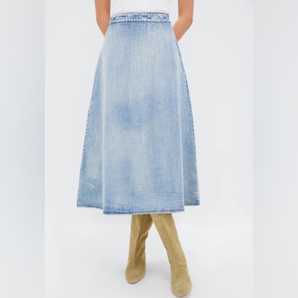 Acid Wash Denim Britt Skirt
